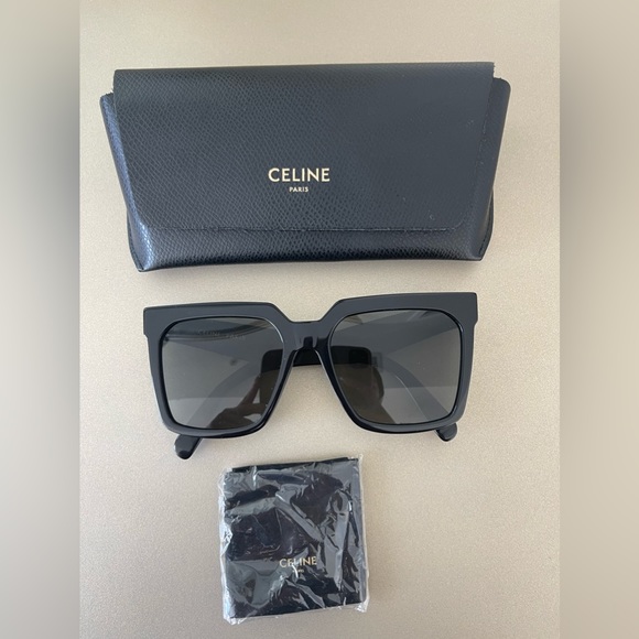 Celine oversized square sunglasses, barely worn, in perfect condition! - Picture 3 of 8